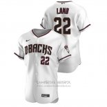 Camiseta Beisbol Hombre Arizona Diamondbacks Jake Lamb Autentico 2020 Primera Blanco Rojo