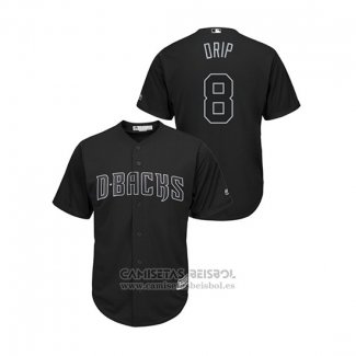 Camiseta Beisbol Hombre Arizona Diamondbacks Mike Leake 2019 Players Weekend Drip Replica Negro