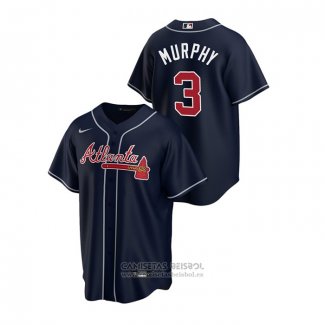 Camiseta Beisbol Hombre Atlanta Braves Dale Murphy 2020 Replica Alterno Azul