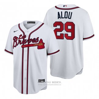 Camiseta Beisbol Hombre Atlanta Braves Felipe Alou Hispanic Heritage Autentico Blanco