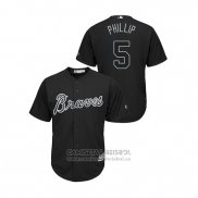 Camiseta Beisbol Hombre Atlanta Braves Freddie Freeman 2019 Players Weekend Phillip Replica Negro