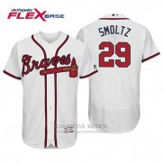 Camiseta Beisbol Hombre Atlanta Braves John Smoltz Flex Base Autentico Collezione Primera 2019 Blanco