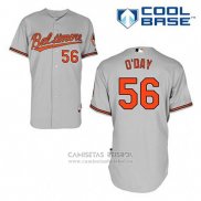 Camiseta Beisbol Hombre Baltimore Orioles 56 Darren O'day Gris Cool Base