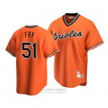 Camiseta Beisbol Hombre Baltimore Orioles Paul Fry Cooperstown Collection Alterno Naranja