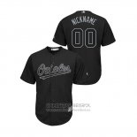 Camiseta Beisbol Hombre Baltimore Orioles Personalizada 2019 Players Weekend Nickname Replica Negro