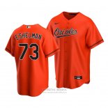 Camiseta Beisbol Hombre Baltimore Orioles Thomas Eshelman Replica Naranja