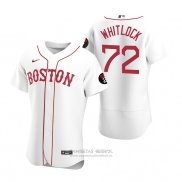 Camiseta Beisbol Hombre Boston Red Sox Garrett Whitlock Autentico Blanco