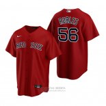 Camiseta Beisbol Hombre Boston Red Sox Hansel Robles Replica Alterno Rojo