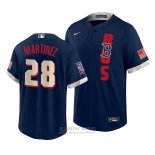 Camiseta Beisbol Hombre Boston Red Sox J.d. Martinez 2021 All Star Replica Azul