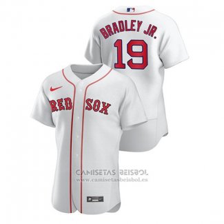 Camiseta Beisbol Hombre Boston Red Sox Jackie Bradley Jr. Autentico Blanco