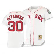 Camiseta Beisbol Hombre Boston Red Sox Jose Offerman Cooperstown Collection Autentico Primera Blanco