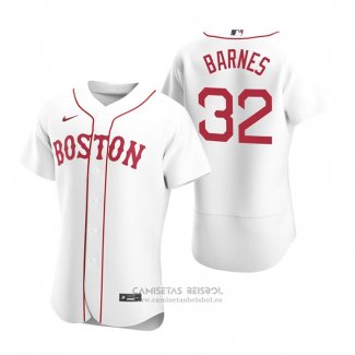 Camiseta Beisbol Hombre Boston Red Sox Matt Barnes Autentico 2020 Alterno Blanco