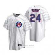 Camiseta Beisbol Hombre Chicago Cubs Andrew Romine Replica Primera Blanco
