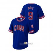 Camiseta Beisbol Hombre Chicago Cubs Javier Baez Cooperstown Collection Azul