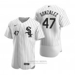 Camiseta Beisbol Hombre Chicago White Sox Gio Gonzalez Autentico 2020 Primera Blanco