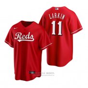 Camiseta Beisbol Hombre Cincinnati Reds Barry Larkin Replica Rojo