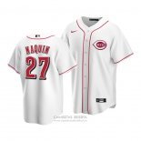 Camiseta Beisbol Hombre Cincinnati Reds Tyler Naquin Replica Blanco