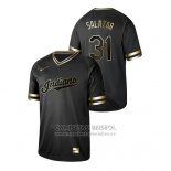 Camiseta Beisbol Hombre Cleveland Indians Danny Salazar 2019 Golden Edition Negro