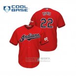 Camiseta Beisbol Hombre Cleveland Indians Jason Kipnis 2019 All Star Patch Cool Base Rojo
