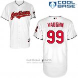 Camiseta Beisbol Hombre Cleveland Indians Rick Vaughn 99 Blanco Cool Base