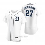 Camiseta Beisbol Hombre Detroit Tigers Jordan Zimmermann Autentico 2020 Primera Blanco