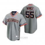 Camiseta Beisbol Hombre Detroit Tigers Renato Nunez Cooperstown Collection Road Gris