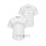 Camiseta Beisbol Hombre Houston Astros Chris Devenski 2019 Players Weekend Devo Replica Blanco