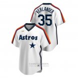 Camiseta Beisbol Hombre Houston Astros Justin Verlander Cooperstown Collection Primera Blanco