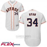 Camiseta Beisbol Hombre Houston Astros Nolan Ryan Blanco Flex Base