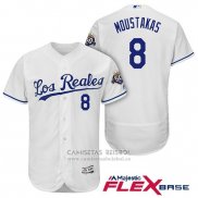 Camiseta Beisbol Hombre Kansas City Royals Mike Moustakas Blanco Flex Base2