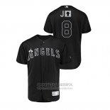 Camiseta Beisbol Hombre Los Angeles Angels Justin Upton 2019 Players Weekend Autentico Negro