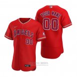 Camiseta Beisbol Hombre Los Angeles Angels Personalizada Autentico Alterno 2020 Rojo
