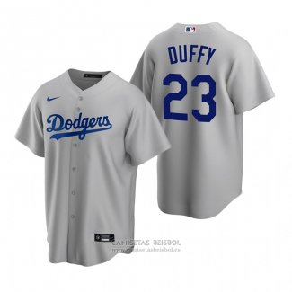 Camiseta Beisbol Hombre Los Angeles Dodgers Danny Duffy Replica Alterno Gris