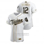Camiseta Beisbol Hombre Minnesota Twins Jake Odorizzi Golden Edition Autentico Blanco