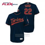 Camiseta Beisbol Hombre Minnesota Twins Miguel Sano Flex Base Autentico Collezione Alterno Azul