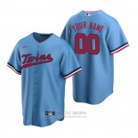 Camiseta Beisbol Hombre Minnesota Twins Personalizada Replica Alterno Azul