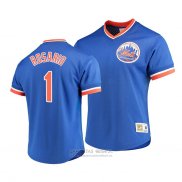 Camiseta Beisbol Hombre New York Mets Amed Rosario Cooperstown Collection Azul