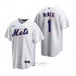 Camiseta Beisbol Hombre New York Mets Jeff Mcneil 1 Replica Primera Blanco