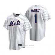 Camiseta Beisbol Hombre New York Mets Jeff Mcneil 1 Replica Primera Blanco