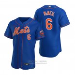 Camiseta Beisbol Hombre New York Mets Jeff Mcneil Autentico 2020 Alterno Azul