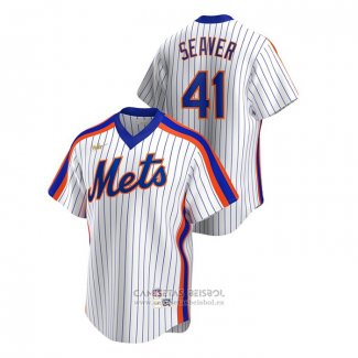 Camiseta Beisbol Hombre New York Mets Tom Seaver Cooperstown Collection Primera Blanco