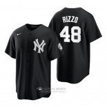 Camiseta Beisbol Hombre New York Yankees Anthony Rizzo Replica 2021 Negro