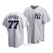 Camiseta Beisbol Hombre New York Yankees Clint Frazier Cooperstown Collection Primera Blanco