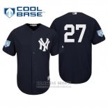 Camiseta Beisbol Hombre New York Yankees Giancarlo Stanton Cool Base Entrenamiento de Primavera 2019 Azul