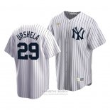 Camiseta Beisbol Hombre New York Yankees Gio Urshela Cooperstown Collection Primera Blanco