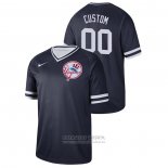 Camiseta Beisbol Hombre New York Yankees Personalizada Cooperstown Collection Legend Azul