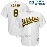 Camiseta Beisbol Hombre Oakland Athletics Jed Lowrie Blanco Cool Base