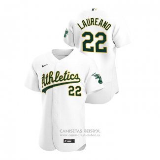 Camiseta Beisbol Hombre Oakland Athletics Ramon Laureano Autentico 2020 Primera Blanco