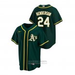 Camiseta Beisbol Hombre Oakland Athletics Rickey Henderson Alterno Replica Verde