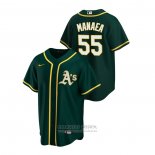 Camiseta Beisbol Hombre Oakland Athletics Sean Manaea 2020 Replica Alterno Verde